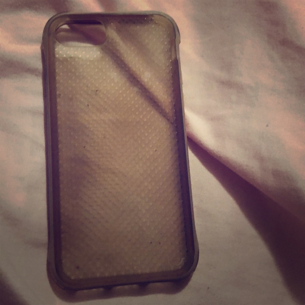 Pink clear iPhone 6 and 6s case